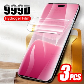 3Pcs 999D Curved Soft Hydrogel Film For Xiaomi 13 Lite Screen Protector Xiomi Mi 13Lite Mi13 Light 5G 6.55" Not Tempered Glass