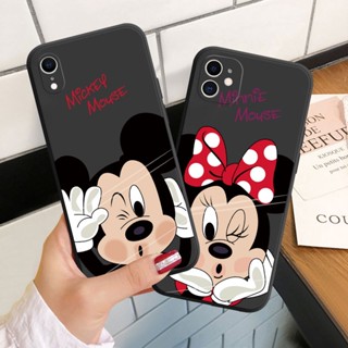 เคสโทรศัพท์มือถือ ซิลิโคนนุ่ม ลายการ์ตูนมิกกี้ มินนี่ สําหรับ ไอโฟน 11 Pro Max 11Pro 11ProMax