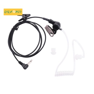 Straight Listen Only Transparent Flexible Acoustic Tube Earpiece 3.5mm Earphone headset Mono Jack for Walkie-talkie