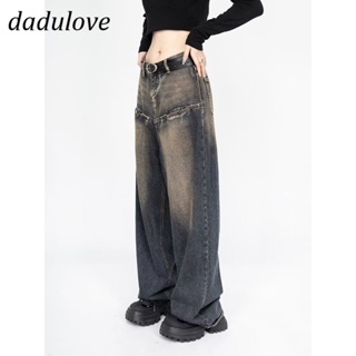 DaDulove💕 New American Style Retro Washed High Waist Jeans WOMENS High Waist Loose Wide Leg Pants plus Size Trousers
