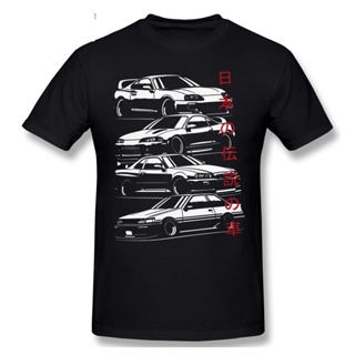 [S-5XL]เสื้อยืดเท่ เสื้อยืด JDM ตํานานญี่ปุ่นรถสปอร์ตคาร์ยานยนต์ชายผู้ใหญ่แปลกใหม่เสื้อยืดทีมคอคอผ้าฝ้ายทีท็อปส์ซูของขวั