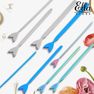 Ellastore123 กําไลข้อมือสเตนเลส รูปหางปลา กันสนิม สําหรับทําเครื่องประดับ ของขวัญวันเกิด DIY