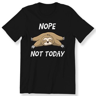 [S-5XL] เสื้อยืด พิมพ์ลายกราฟฟิค Nope Not Today แฟชั่นฤดูร้อน สําหรับผู้ชาย