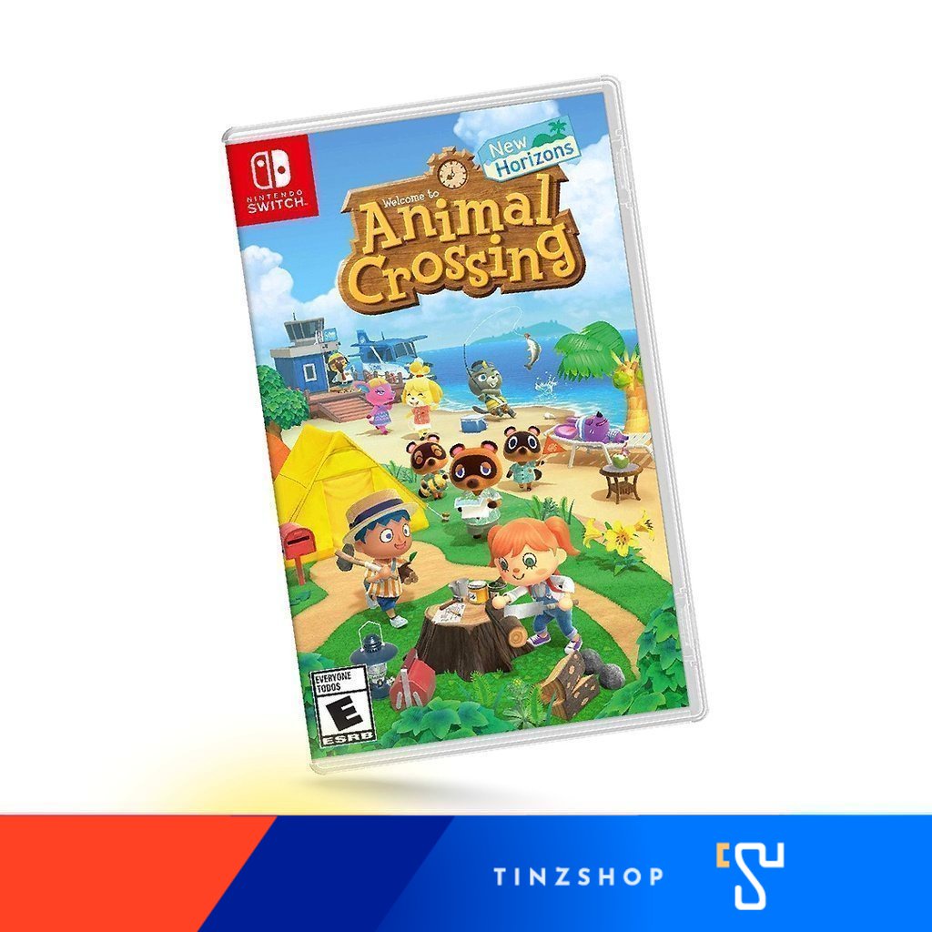 ภาพหน้าปกสินค้าNintendo Switch Game Animal Crossing New Horizons  แผ่นเกม แอนิมอล ครอสซิ่ง ภาษาอังกฤษ เกมสนุก จากร้าน tinzshop บน Shopee