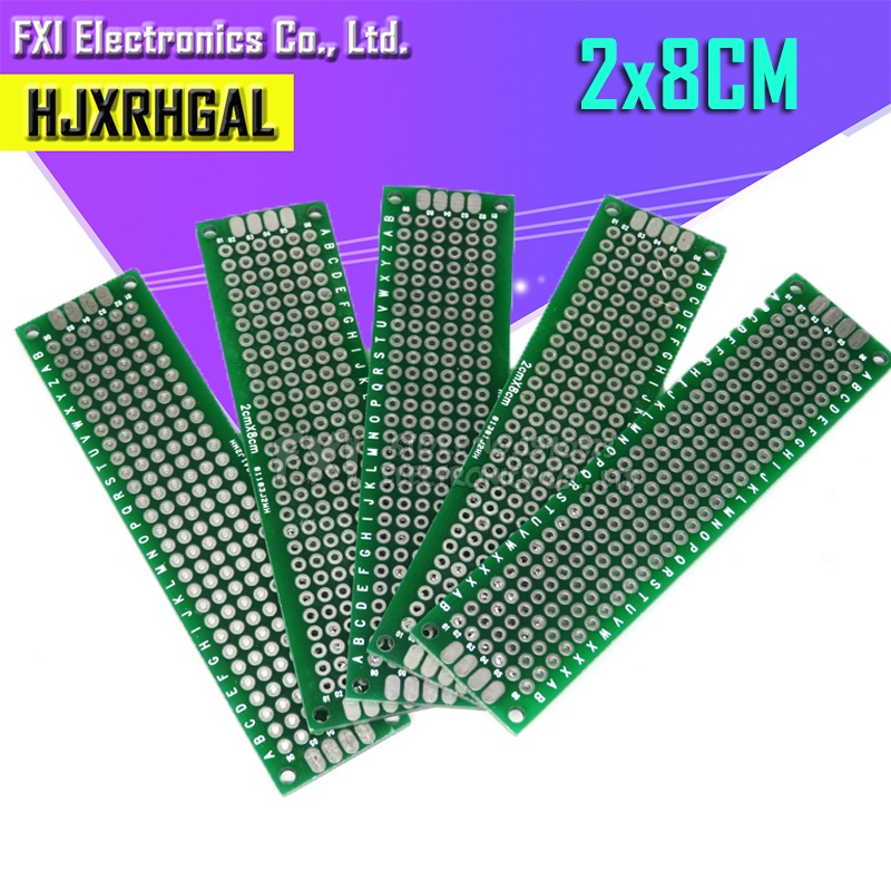 Igmopnrq บอร์ดวงจรพิมพ์ PCB สองด้าน 2x8 ซม. 2*8 diy 5 ชิ้น | Shopee ...
