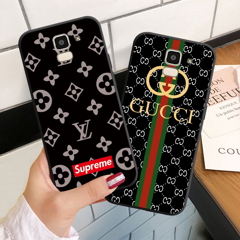 เคสโทรศัพท์มือถือ-ซิลิโคนนิ่ม-ลายแบรนด์อินเทรนด์-สําหรับ-samsung-galaxy-j4-j6-j4-j6-plus-j2-pro-j8-2018