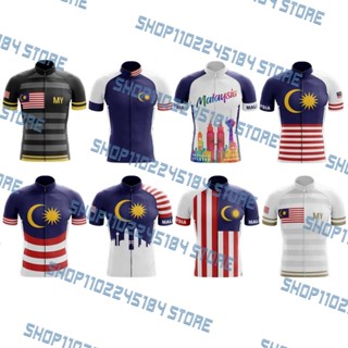 เสื้อกีฬาแขนสั้น แบบแห้งเร็ว สไตล์มาเลเซีย แฟชั่นฤดูร้อน สําหรับผู้ชาย เหมาะกับการขี่จักรยาน 2024