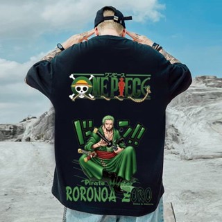 【Pirate Kingdom】เสื้อยืดแขนสั้นพิมพ์ลายการ์ตูน เสื้อผ้าคู่ ชายหญิงแนวสตรีท ดูดี เป็นที่นิยม