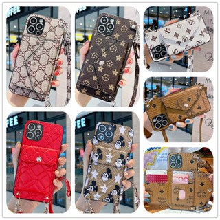 เคสโทรศัพท์มือถือ แบบนิ่ม อเนกประสงค์ แบบพกพา พร้อมสายสะพาย หรูหรา สําหรับ OPPO A17 A17k A16 A16s A15 A15s A12 A12e A11k A7 A5s A3s