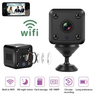 X6 กล้องวงจรปิดไร้สาย WiFi IP HD 1080P ขนาดเล็ก มองเห็นกลางคืน มีแบตเตอรี่ในตัว สําหรับเล่นกีฬา และบ้าน