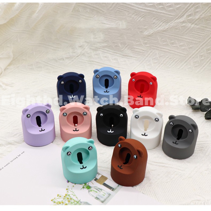ที่ชาร์จซิลิโคน-รูปหมี-สําหรับสมาร์ทวอทช์-series-8-ultra-pro-7-6-se-5-4-3-2-1-ขนาด-41-มม-45-มม-44-มม-42-มม-40-มม-38-มม