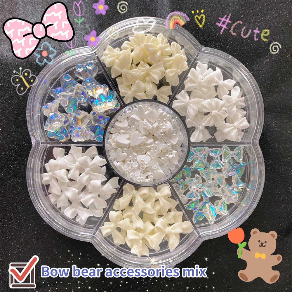 ตกแต่งเล็บ3d-ดอกไม้-aurora-bear-ผีเสื้อ-rhinestone-pearl-ผสมเล็บอุปกรณ์เสริมสำหรับ-diy-เล็บตกแต่ง-cod