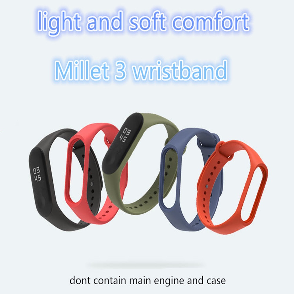 สร้อยข้อมือซิลิโคนสำหรับวง-for-xiaomi-3-4-5-6-7-สร้อยข้อมือสีเปลี่ยนสายรัด-สายรัดข้อมือสายรัดที่ดีที่สุดสาย