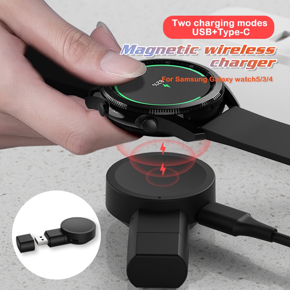 Magnetic Smartwatch Charger USB Travel พวงกุญแจชาร์จไร้สายไร้สายสําหรับ ...