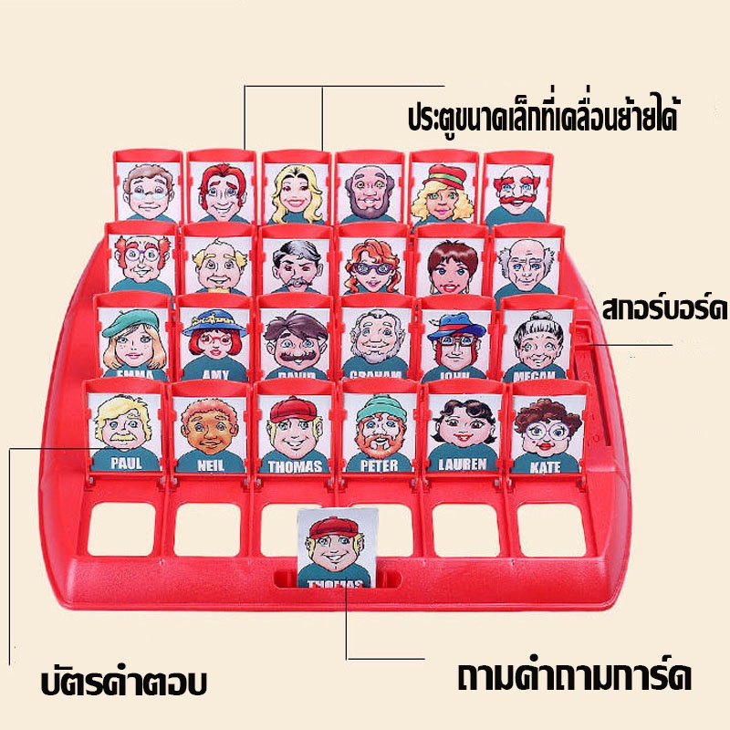 who-is-it-board-game-บอร์ดเกม-guess-who-เกมกระดาน-เกมเกมสมอง-เดาว่าฉันเป็นใคร-ของเล่นแบบโต้ตอบ