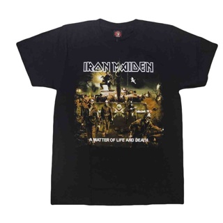 TOP CT♝◐เสื้อวง Iron Maiden rock T-shirt เสื้อวงร็อค Iron Maiden เสื้อยืดวงร็อค
