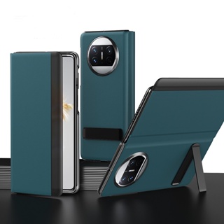 สําหรับ Huawei Mate X3 เคส ELVEV พรีเมี่ยม หนังด้าน PC ฝาพับ ป้องกันเต็มรูปแบบ เคสโทรศัพท์ พร้อมตัวยึดซ่อน