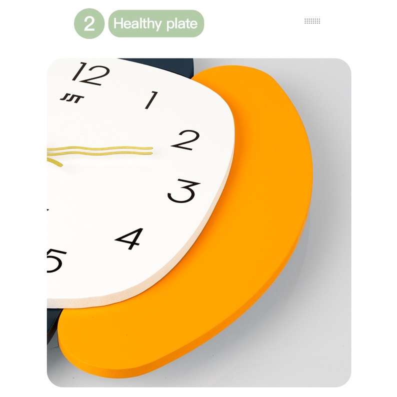 jd-แฟชั่นนอร์ดิกนาฬิกาห้องนั่งเล่นที่เรียบง่ายบุคลิกภาพที่สร้างสรรค์นาฬิกาแขวนการตกแต่งบ้านที่ทันสมัยนาฬิกา