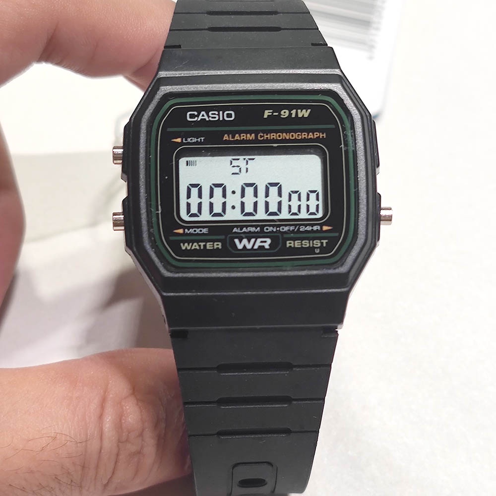 casio-นาฬิกาข้อมือดิจิทัล-f-91w-ทรงสี่เหลี่ยม-พร้อมสายเรซิน-คุณภาพสูง-และไฟแบ็คไลท์-สําหรับผู้ชาย-และผู้หญิง