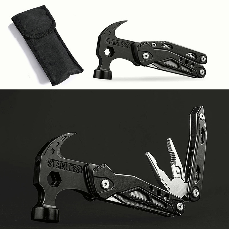 claw-hammer-multitool-คีมสแตนเลส-เครื่องมือ-nylon-sheath-outdoor-survival-แคมป์ปิ้ง-เดินป่า-portable-pocket-claw-hammer