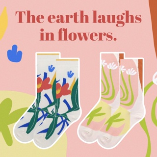 emmtee.emmbee - ถุงเท้า The earth laughs in flower