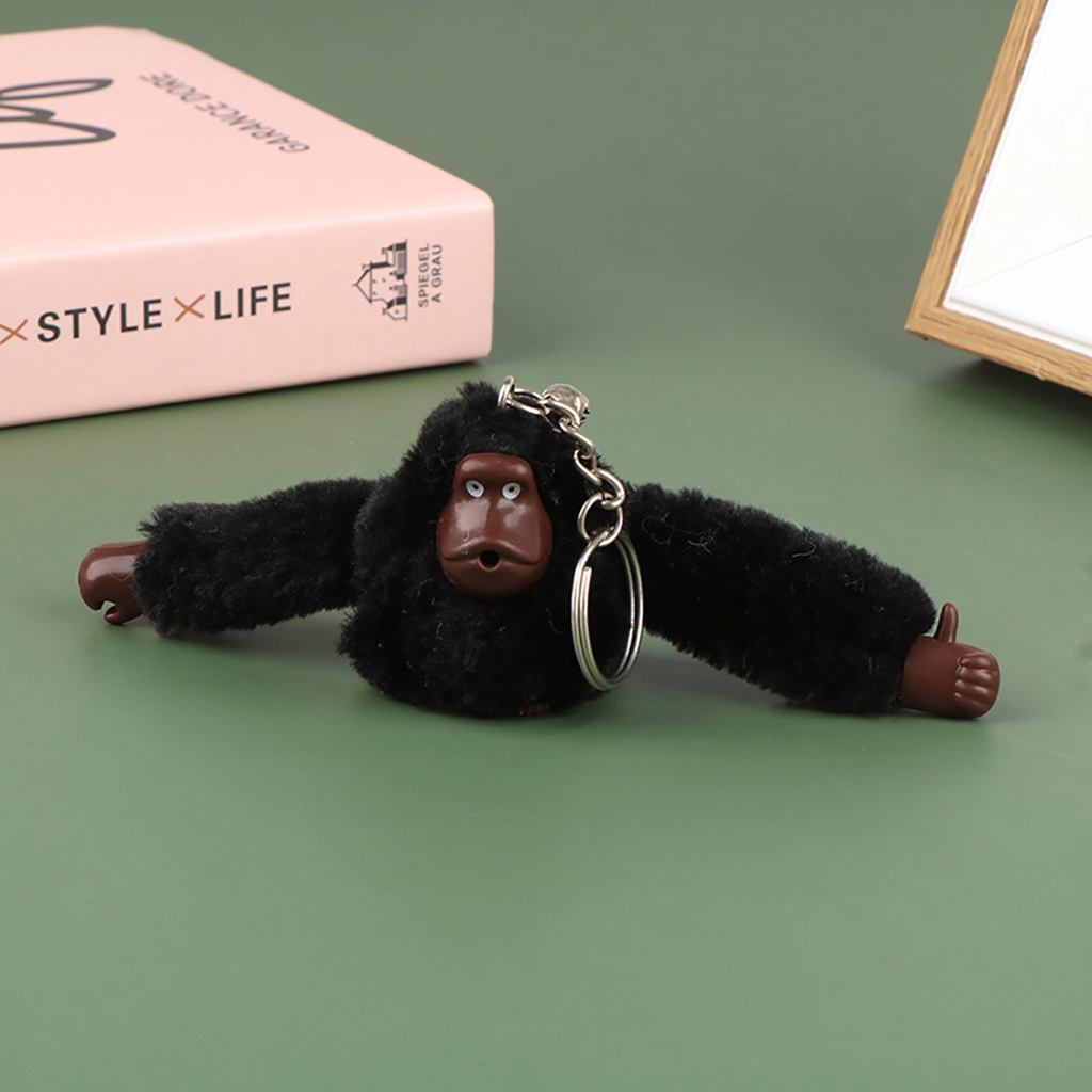 พวงกุญแจ-จี้ตุ๊กตาลิงแขนยาวน่ารัก-เหมาะกับของขวัญวันเกิด-แบบสร้างสรรค์-สําหรับห้อยกระเป๋าเป้สะพายหลัง-chusoeny
