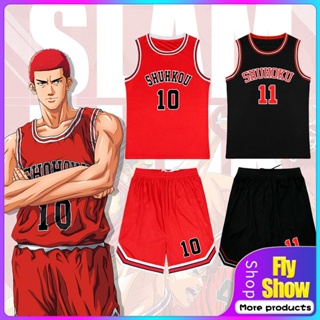 เสื้อกีฬาบาสเก็ตบอล คอสเพลย์ Slam Dunk Kaede Rukawa Sakuragi Hanamichi สําหรับนักเรียน ฮาโลวีน