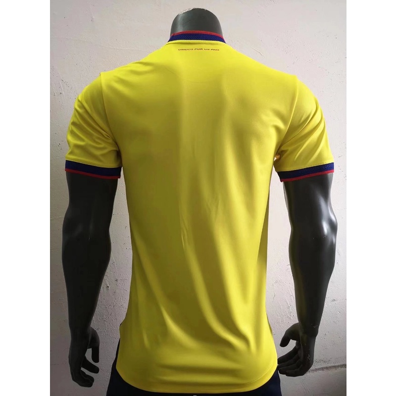 เสื้อกีฬาฟุตบอล-ทีม-colombia-special-edition-แบบยืดหยุ่น-สวมใส่สบาย