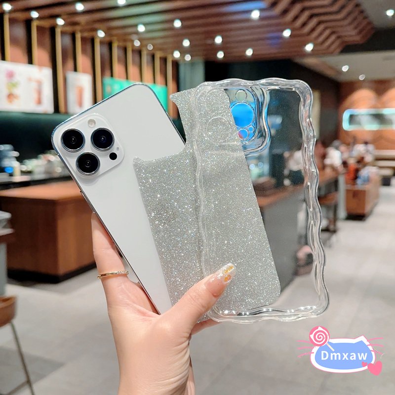 เคสโทรศัพท์มือถือ-tpu-แบบนิ่ม-ลายคลื่น-ประดับกลิตเตอร์-สําหรับ-huawei-honor-80-pro-se-70-pro-60-pro-se-30-pro-30s