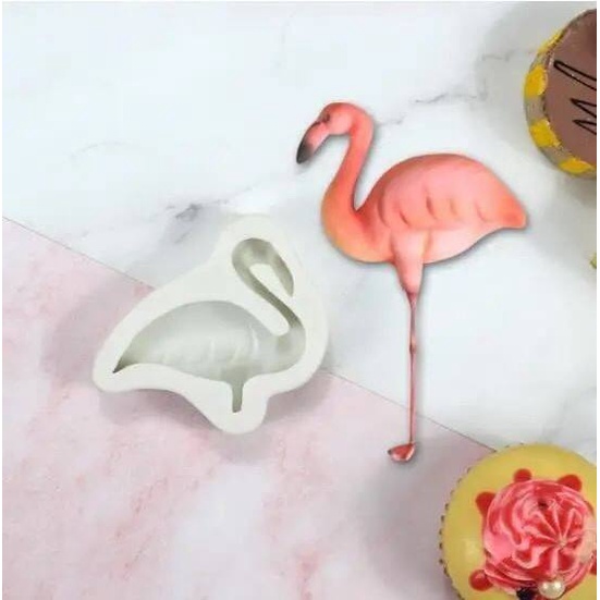 flamingo-silicone-ซิลิโคน-นกฟลามิงโก้-เหมาะสำหรับ-ทำขนม-เค้ก-ช็อกโกแลต-น้ำแข็ง-วุ้น-ลูกอม-คุกกี้-ของตกแต่งหน้าเค้ก