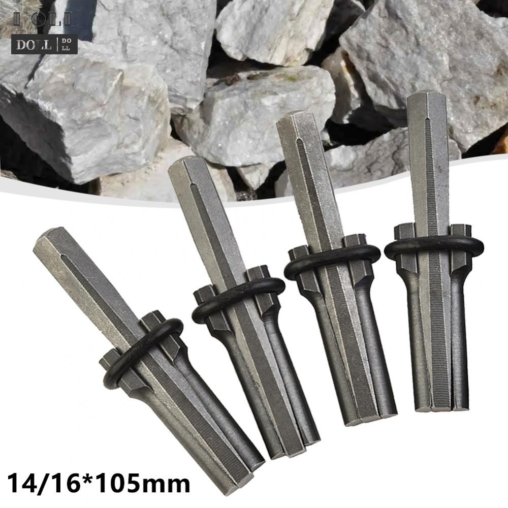 ⭐2023 ⭐Stone Splitter 14/16mm 4pcs Concrete Splitters Metal Stone Splitting Tool Shopee Thailand