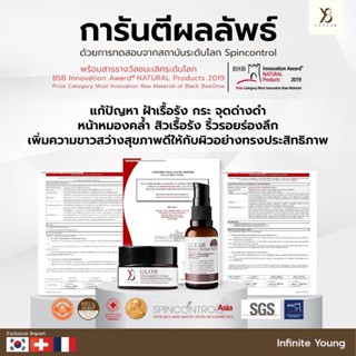 Y8 Glow & Serum กันแดด นวัตกรรมใหม่ ฝ้า หนา สิว ลดริ้วรอย หมองคล้ำ จุดด่างดำ รอยดำ ผิวคล้ำ