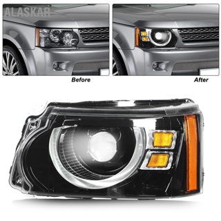 ALASKAR Defender Design Full LED ไฟหน้า Projector เปลี่ยนสำหรับ Land Rover Range Sport L320 Facelift 2010-2013