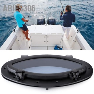 Aries306 Anti Aging Ultraviolet Oval Porthole 410x220 Portlight Window Port Hole Glass สำหรับเรือเดินทะเลเรือยอชท์ RV