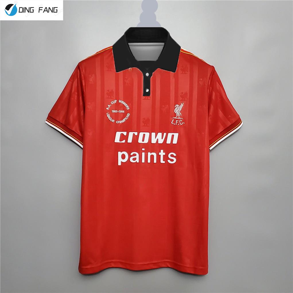 เสื้อกีฬาแขนสั้น-ลายทีมชาติฟุตบอล-liverpool-98-99-ชุดเหย้า-สไตล์เรโทร