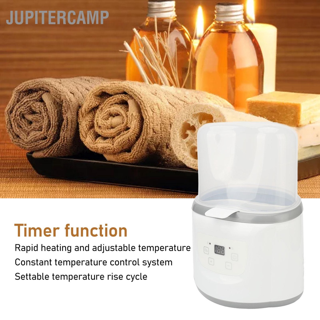 jupitercamp-4-in-1-massage-oil-warmer-digital-display-insulation-ฮีตเตอร์โลชั่นควบคุมอุณหภูมิที่แม่นยำ