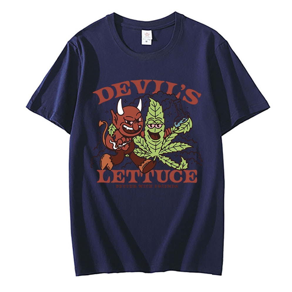 มีความสุข-เสื้อยืด-ผ้าฝ้าย-พิมพ์ลายกราฟิก-devil-s-lettuce-better-with-eriends-พลัสไซซ์-สําหรับผู้ชาย