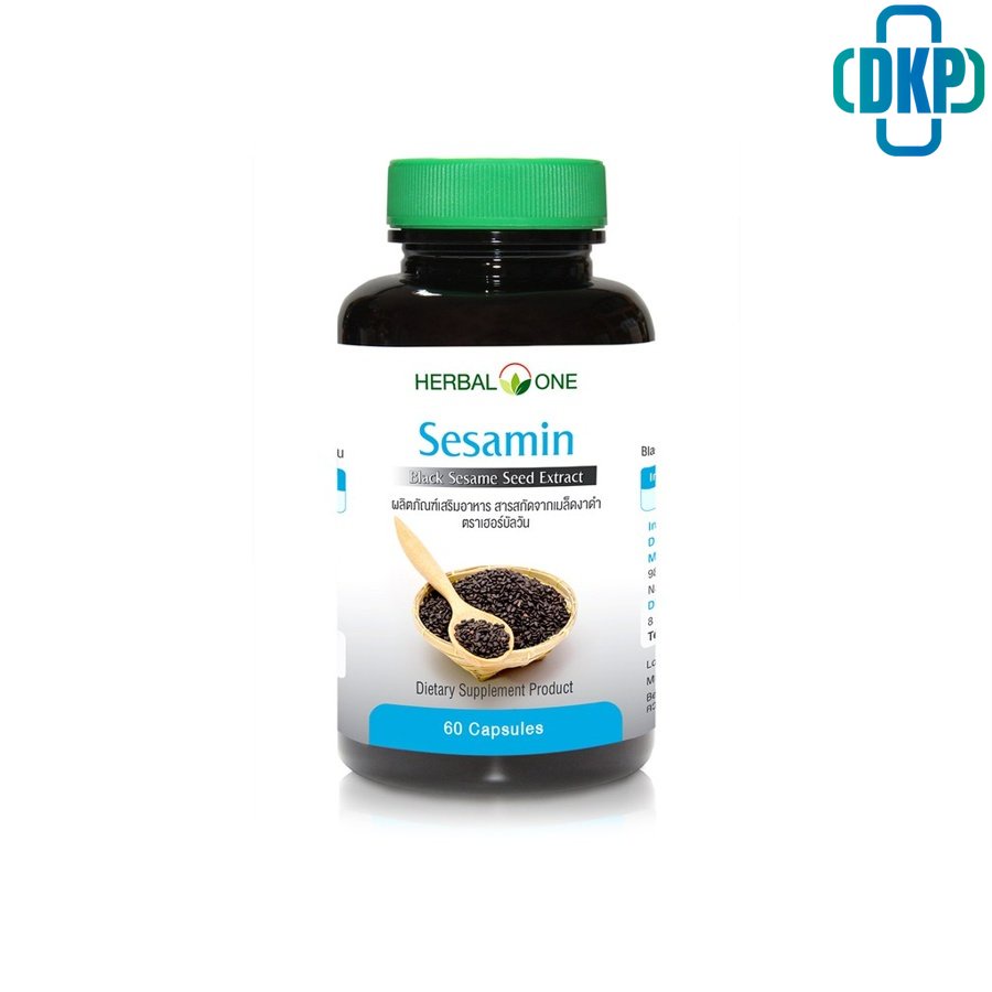 herbal-one-อ้วยอัน-สารสกัดเซซามิน-sesamin-จากงาดำ-60-แคปซูล-dkp