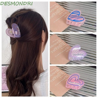 Desmondri กิ๊บติดผม รูปกรงเล็บหัวใจ กรดอะซิติก หัวใจ หวานแหวว สําหรับผู้หญิง