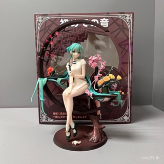 พร้อมส่ง โมเดลฟิกเกอร์การ์ตูนอนิเมะ Hatsune miku Shaohua Cheongsam Hatsune 1/7 24 ชั่วโมง