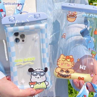 [Delicatesea] เคสโทรศัพท์มือถือ กันน้ํา กันกระแทก ลายการ์ตูนอนิเมะ Kawaii น่ารัก เหมาะกับฤดูร้อน สําหรับเด็กผู้หญิง