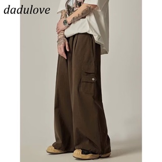 DaDulove💕 New American Ins High Street Retro Overalls Niche High Waist Casual Pants Large Size Trousers
