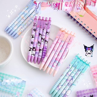 SANRIO พร้อมส่ง ปากกาเจล ลายสัตว์น่ารัก ขนาด 0.5 มม. ของขวัญวันเกิด สําหรับโรงเรียน จํานวน 5 ชิ้น ต่อแพ็ค