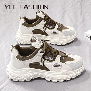 YEE Fashion รองเท้า ผ้าใบผู้ชาย ใส่สบาย ใส่สบายๆ สินค้ามาใหม่ แฟชั่น ธรรมดา เป็นที่นิยม ทำงานรองเท้าลำลอง 2023 NEW 070105