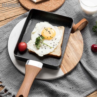 HAMMIA Tamagoyaki Pan ป้องกัน Stick Mini Japanese Omelette อาหารเช้ากระทะแบนสำหรับอุปกรณ์ครัว