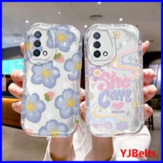 เคส Oppo A74 4G เคส Oppo A95 tpu นิ่ม เคสใส ลายครีม เคสโทรศัพท์ NYW