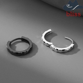 BLISS ต่างหูสตั๊ด ทองแดง สไตล์พังก์ เครื่องประดับ สําหรับผู้หญิง ผู้ชาย