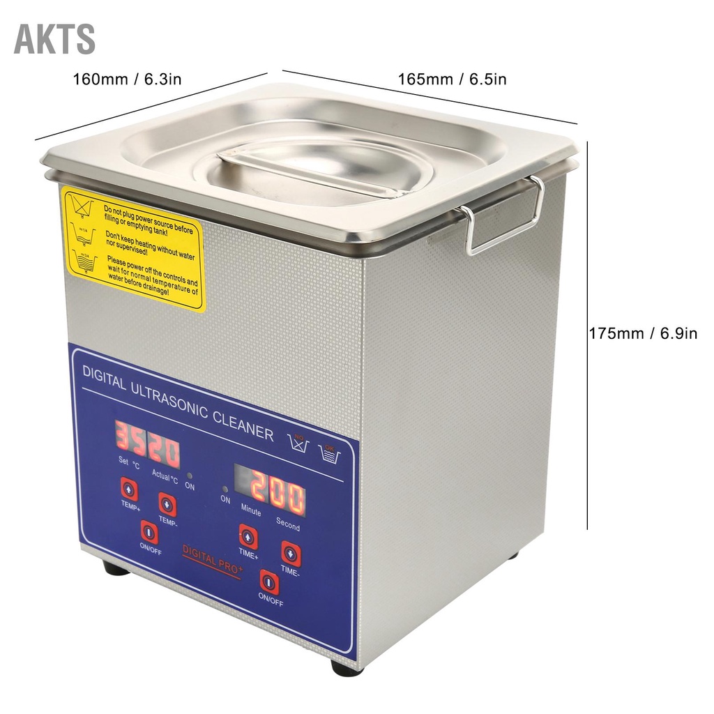 akts-เครื่องทําความร้อน-อัลตราโซนิก-ดิจิทัล-สเตนเลส-จับเวลา-ps-08a