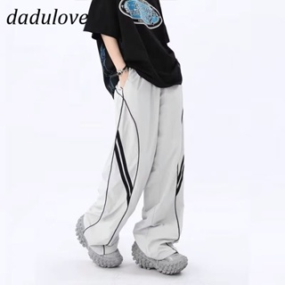 DaDulove💕 New American Ins High Street Striped Casual Pants Niche High Waist Wide Leg Pants Large Size Trousers