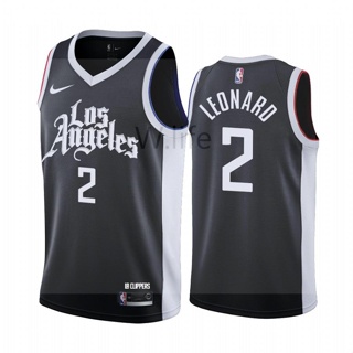 ปัตตาเลี่ยน NBA Los Angeles 2021 เสื้อกีฬาบาสเก็ตบอล Leonard 2 ชิ้น 562625